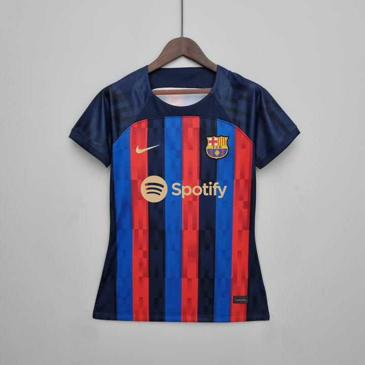 (MUJER) CAMISETA PERSONALIZADA FC BARCELONA 2022/23