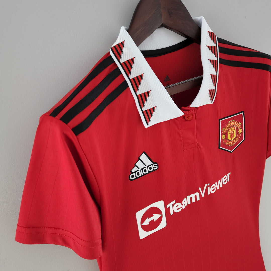 (MUJER) CAMISETA PERSONALIZADA MANCHESTER UNITED 2022/23