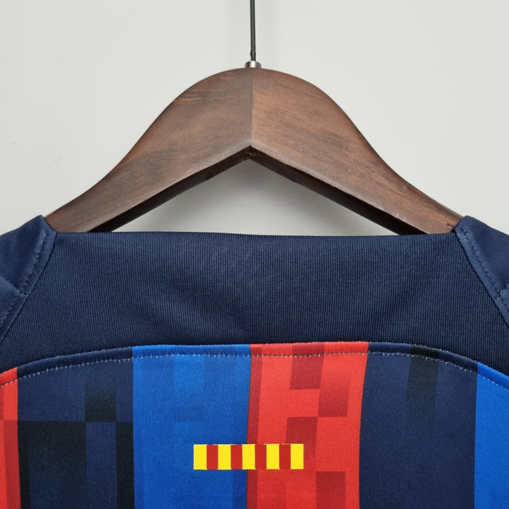 (MUJER) CAMISETA PERSONALIZADA FC BARCELONA 2022/23