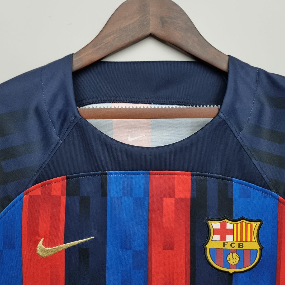 (MUJER) CAMISETA PERSONALIZADA FC BARCELONA 2022/23