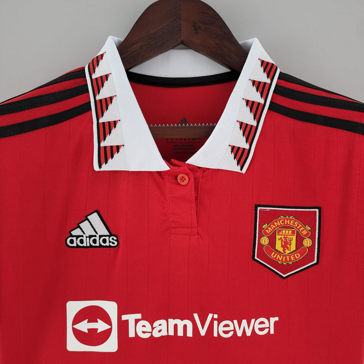 (MUJER) CAMISETA PERSONALIZADA MANCHESTER UNITED 2022/23