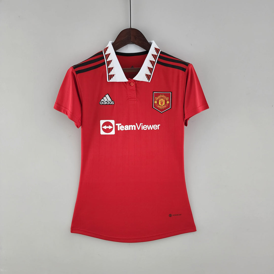 (MUJER) CAMISETA PERSONALIZADA MANCHESTER UNITED 2022/23