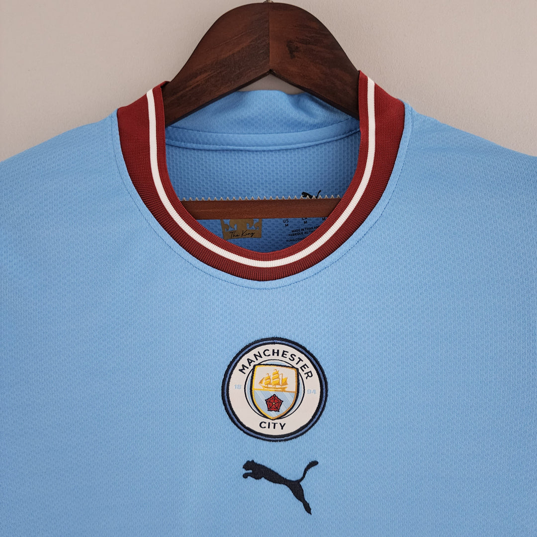 (MUJER) CAMISETA PERSONALIZADA MANCHESTER CITY 2022/23