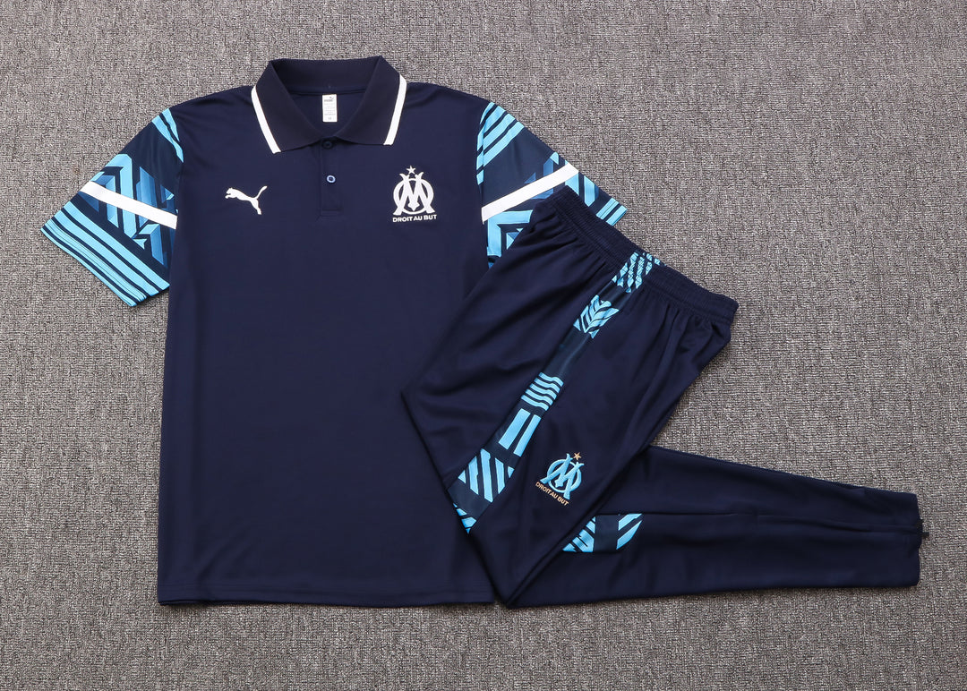 NEW OLYMPIQUE DE MARSELLA TRACKSUIT POLO