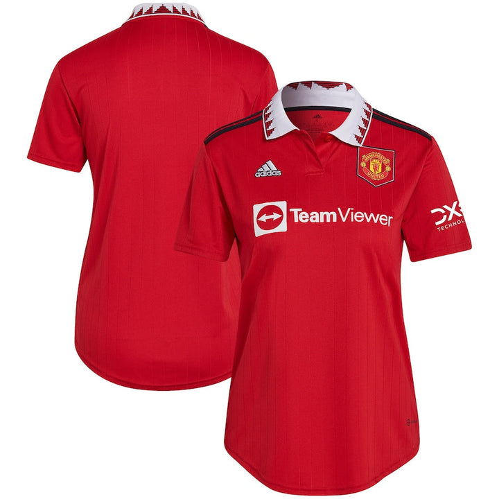 (MUJER) CAMISETA PERSONALIZADA MANCHESTER UNITED 2022/23